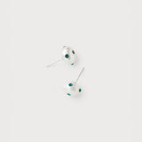 Irregular Polkadots Earrings, Green