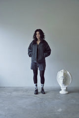 PURE-WOOL 90 Y ZIP-UP JACKET (Charcoal)
