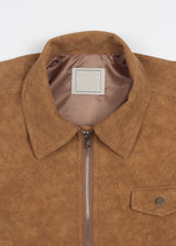 POCKET SUEDE BLOUSON