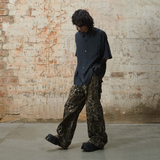 RELABEL 24SS ‘Commuter’ フィックスドウィーブ2色クラッシュストライププリーツハンドプリーツ半袖シャツ