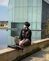 Thebel Argyle Knit Cardigan