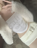アゾンズホックファーカーディガン (white)
