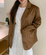 Autumn Suede Collar Jacket