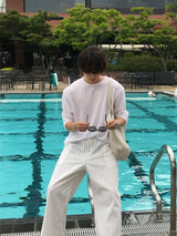 LMN Airy ST Linen Wide Pants (3 colors)