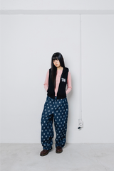 74 Hoodie Vest - Black  