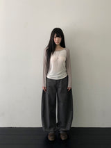 Daymon Striped Wide-Leg Pants