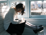 Fluffy Midi Skirt / Black 