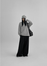 [MADE] Hitin Cutting Oversized-Fit Banded Waist Pants