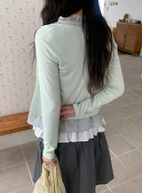 Reniki Color Basic Open Cardigan