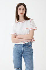 WM_オレンジステッチTシャツ