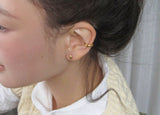 [925 Silver] グレインピアス (ゴールド)