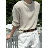 [S/S] Hazzi boucle linen round neck knit(4color)