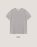 (M's) ベロア デッキ ショートスリーブ ニット