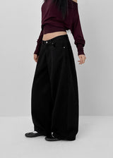 [MADE] Sold Low-waist Balloon Cotton Pants