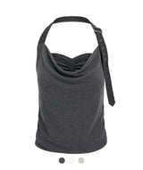 Livia Buckle Halter Top