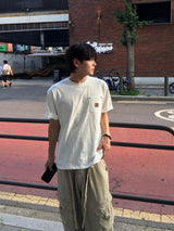 Roning パッチワーク半袖Tシャツ