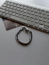 ASCLO レザーストラップカービンブレスレット