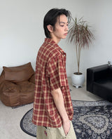 Decker Crop Check Short Sleeve Shirt