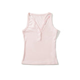 Siena Ribbed Henley Sleeveless