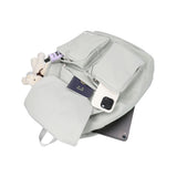 FLAP STRING BACKPACK / GRAY