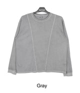ディーターピグメントカット長袖Tシャツ