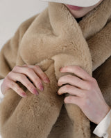 Nenin Fur Jacket & Muffler Set