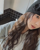 [U-BASIC] Tom Brushed Two Way Crop Hood Zip-Up