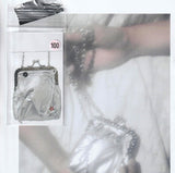 [MADE] Ribbon_silver_mini chain bag~*