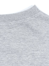 OFF-SHOULDER SWEATSHIRT_Melange Gray