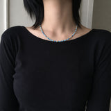 Colorful Seed Beads Minimal Necklace