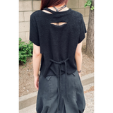 テリースリットTシャツ