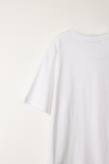 ボクシーラウンドTシャツ (ホワイト)