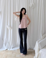 Angel Satin Lace Cami Blouse