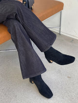 Corgette Brushed Span Bootcut Denim Pants