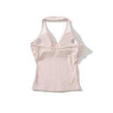 Rosie Deep V Halter Sleeveless