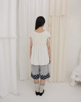 DOT FOLDING BERMUDA SWEATPANTS