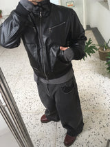 No.1604 ハイネックレザーJK
