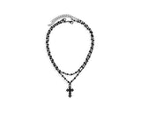 cross dubble necklace (2type)
