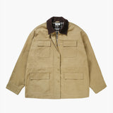 CORDUROY COMBI WORK JACKET (BEIGE)