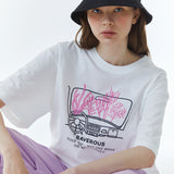 コーラルTシャツ ホワイト