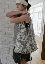 Jeanne Soft Jacquard Shoulder Bag_Beige