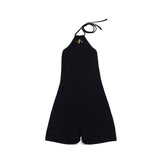 ホルターネックバックポイントボディスーツ(Black)