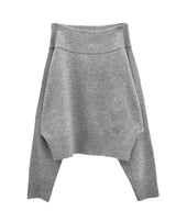 Leno One-Shoulder Off-Knit Top