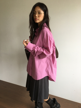 ペーパー ドロップ シャツ (4color)