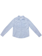Silky Jacquard Shirt (Skyblue)