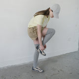 Beige Big Pocket Short