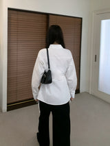 Refine Side Strap Long Sleeve Shirt