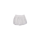 [UPDRAFT]BALLOON NYLON SKIRT WHITE
