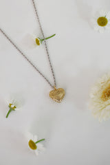 heart shell silver925 necklace GD