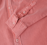Glass Pigment Basic Cotton Shirt